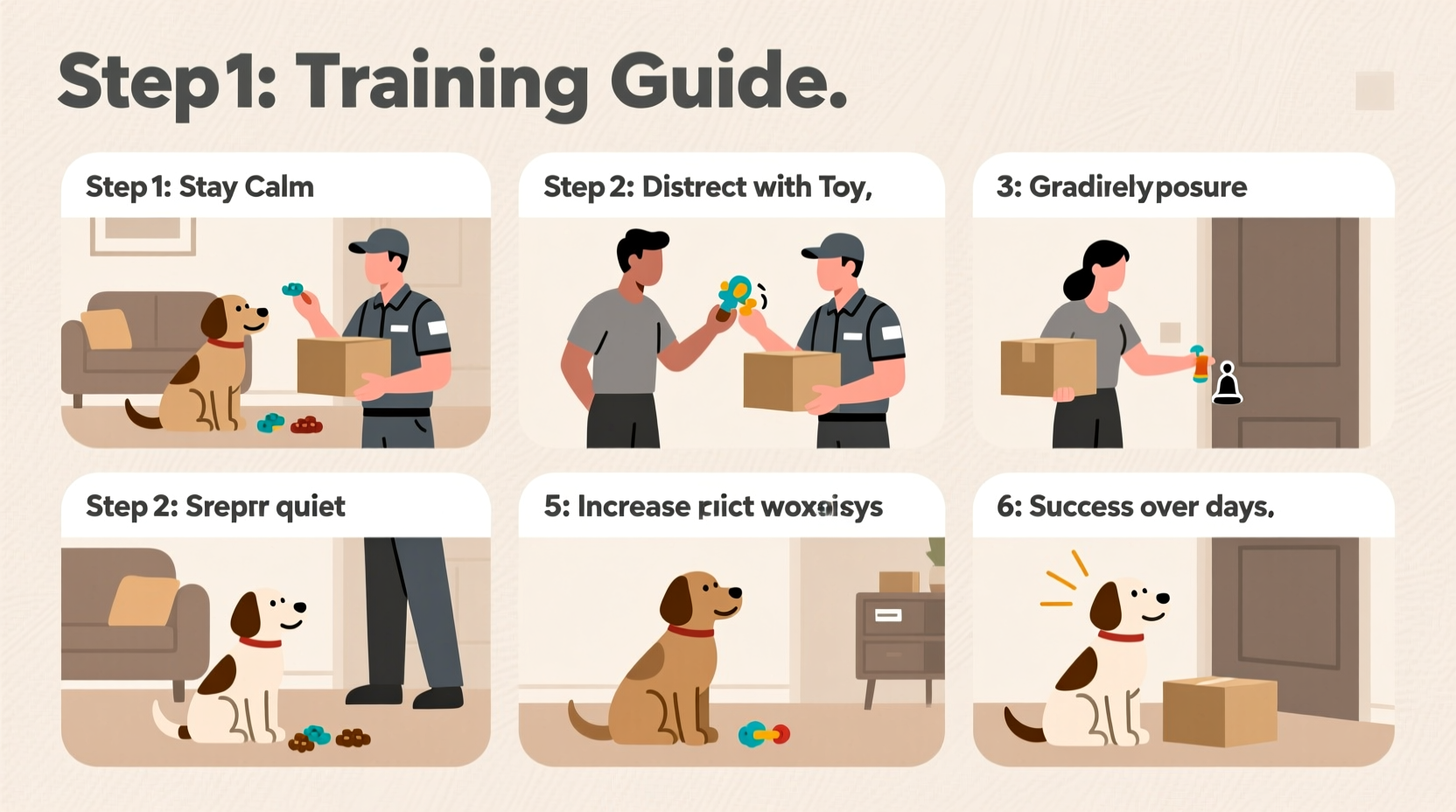 how to train your dog to stop barking at delivery people step by step guide
