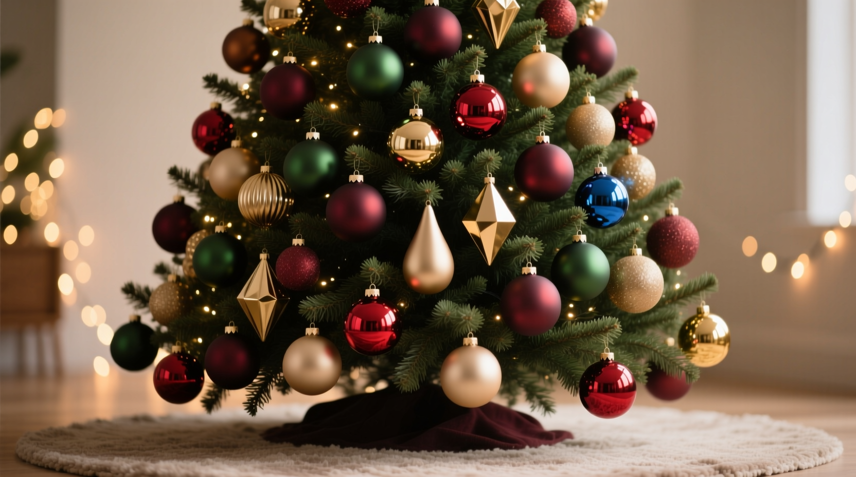 can you mix matte and glossy ornaments on the same tree without looking messy
