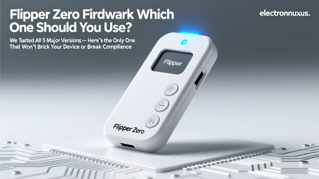 Flipper Zero Firmware Which One Should You Use? We Tested All 5 Major Versions — Here’s the Only One That Won’t Brick Your Device or Break Compliance