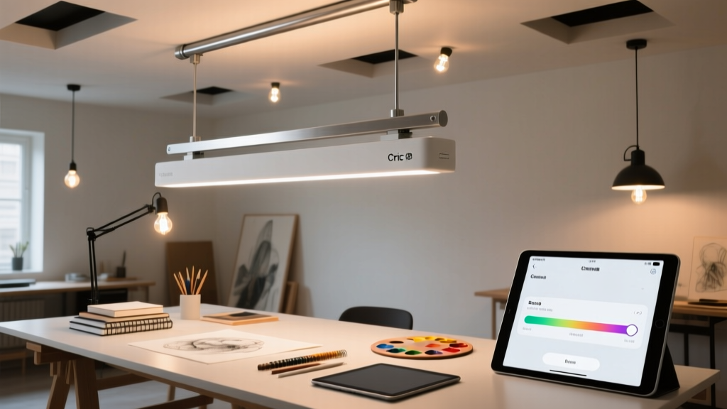 Smart Art Studio Lighting: CRI 98+ Color Accuracy