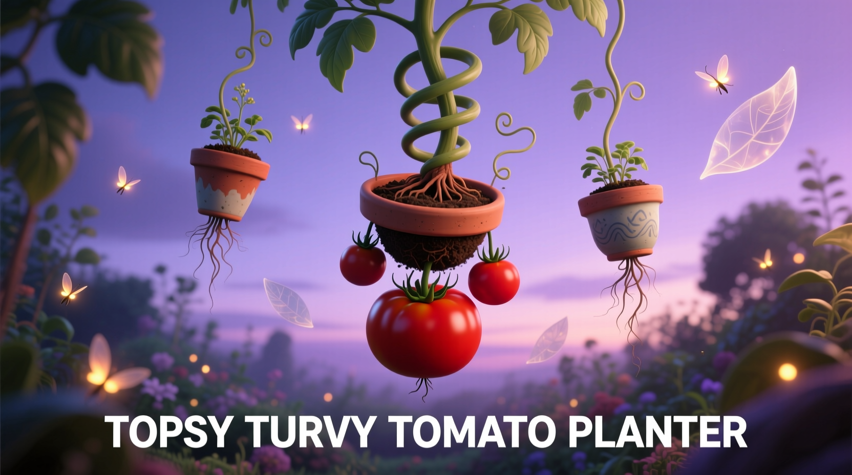 topsy turvy tomato planter