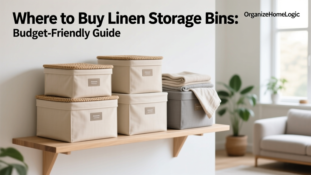 Where to Buy Linen Storage Bins: Budget-Friendly Guide