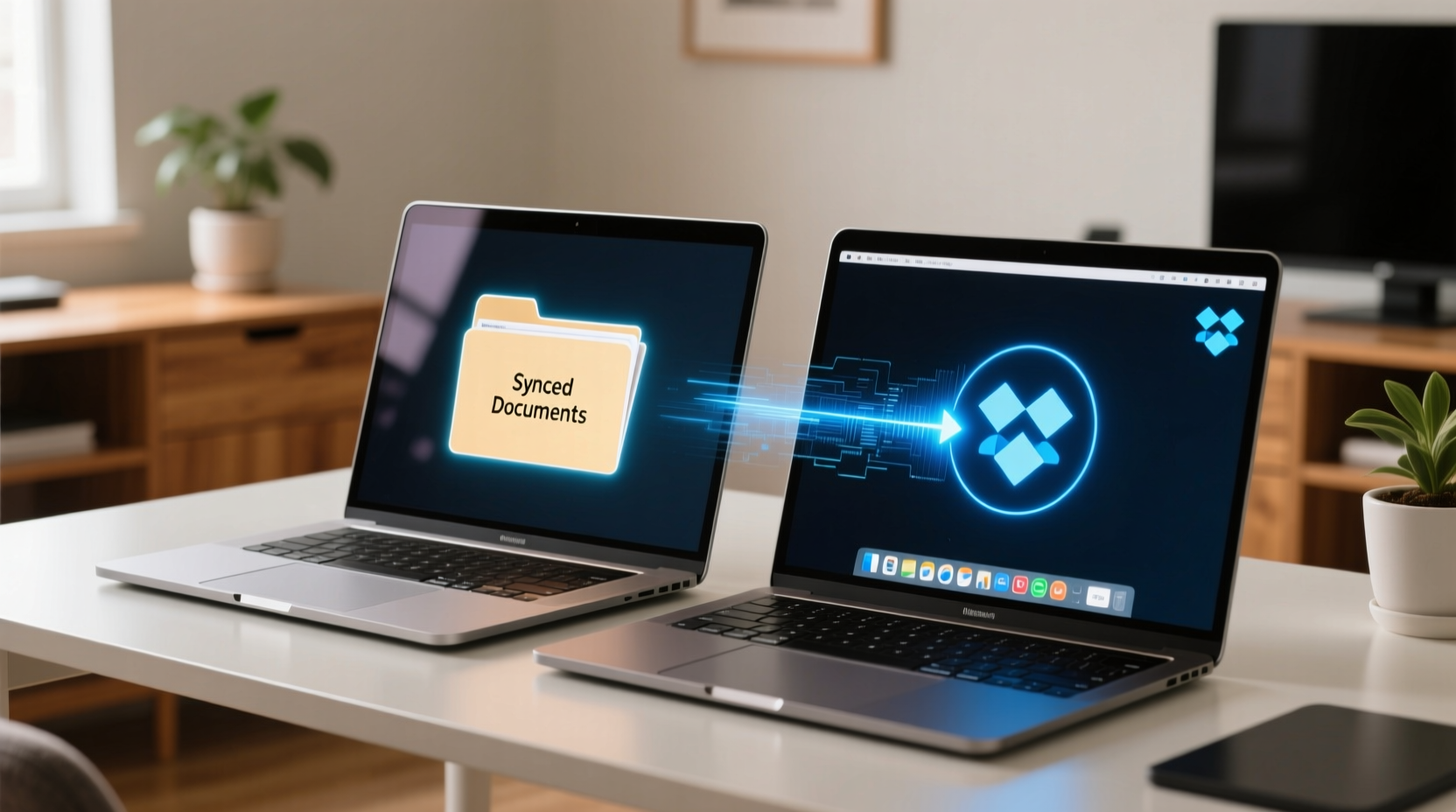 sync your desktop between computers using dropbox