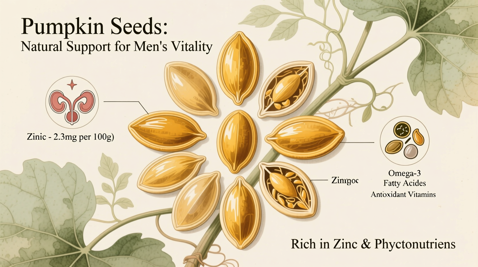 Pumpkin Seeds Benefits for Men: 3 Science-Backed Advantages