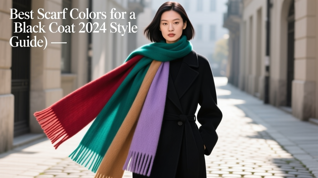 Best Scarf Colors for a Black Coat (2024 Style Guide)