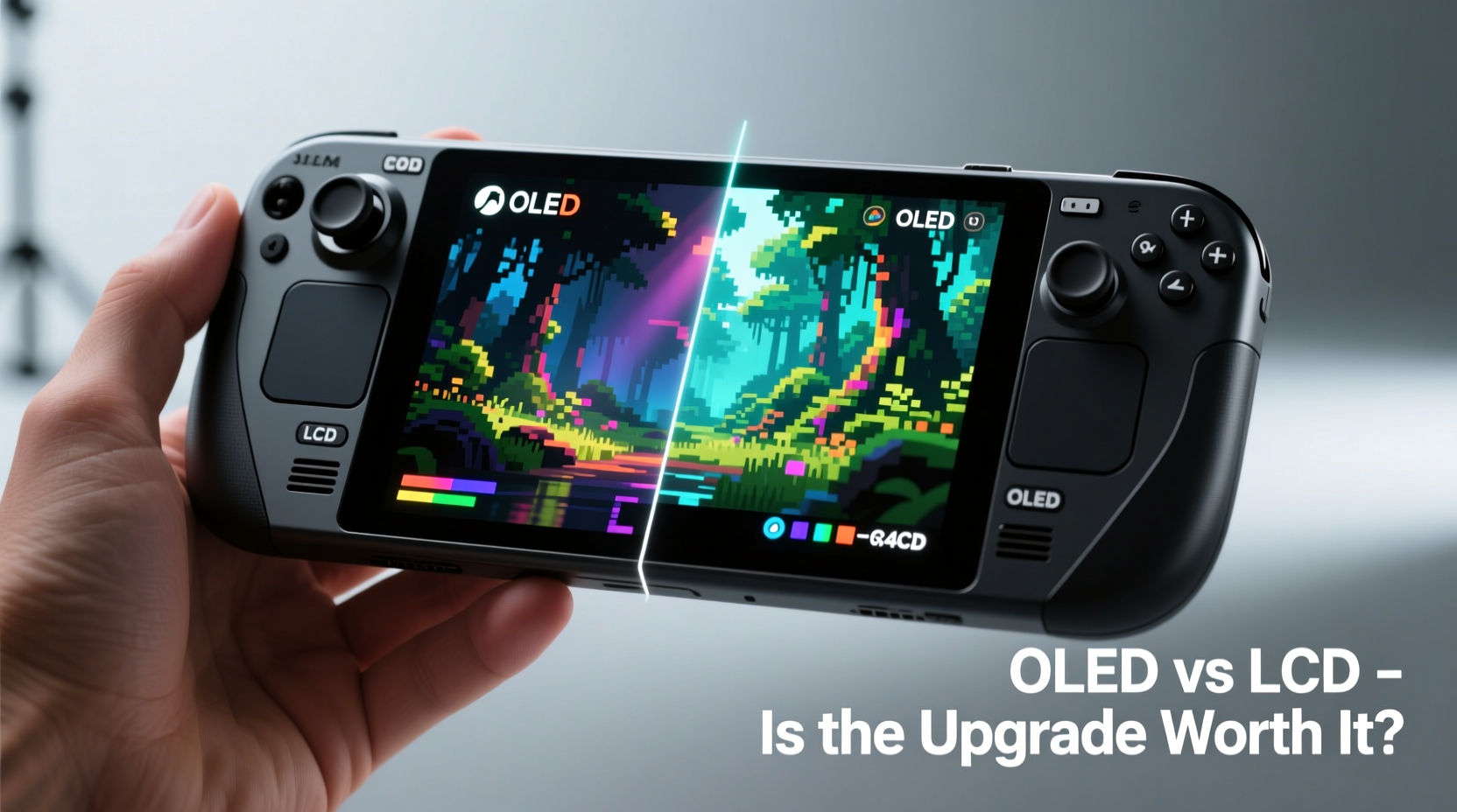 steam deck lcd vs oled model is the screen upgrade game changing