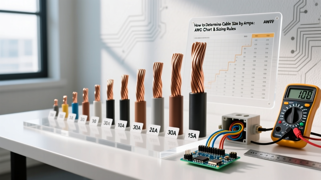 How to Determine Cable Size by Amps: AWG Chart & Sizing Rules