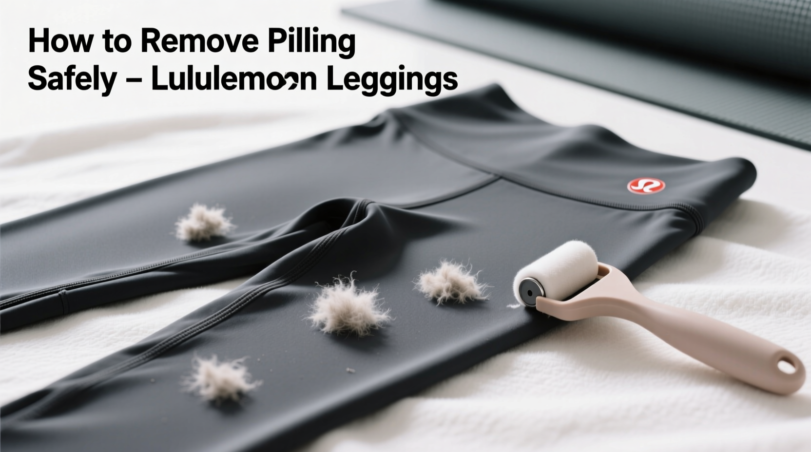 how to remove pilling from lululemon leggings safely without ruining the fabric