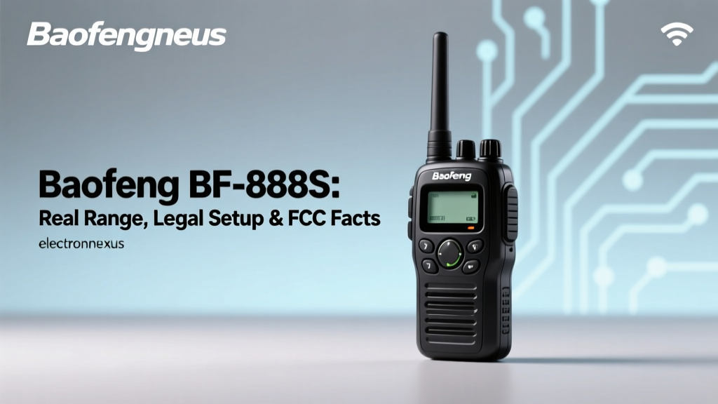 Baofeng BF-888S: Real Range, Legal Setup & FCC Facts
