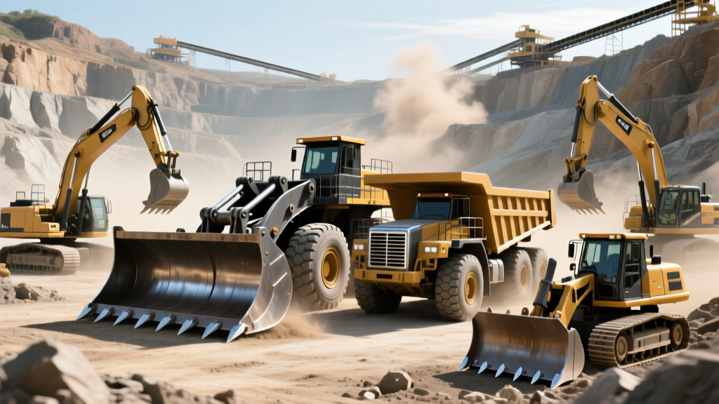 Heavy Equipment Scrapers vs Haul Trucks in Quarry Operations