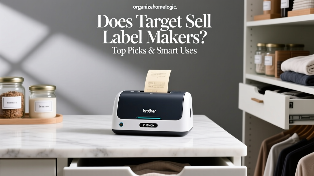 Does Target Sell Label Makers? Top Picks & Smart Uses