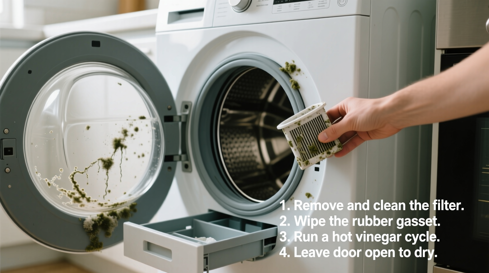 why does my washing machine smell musty simple steps to deep clean it