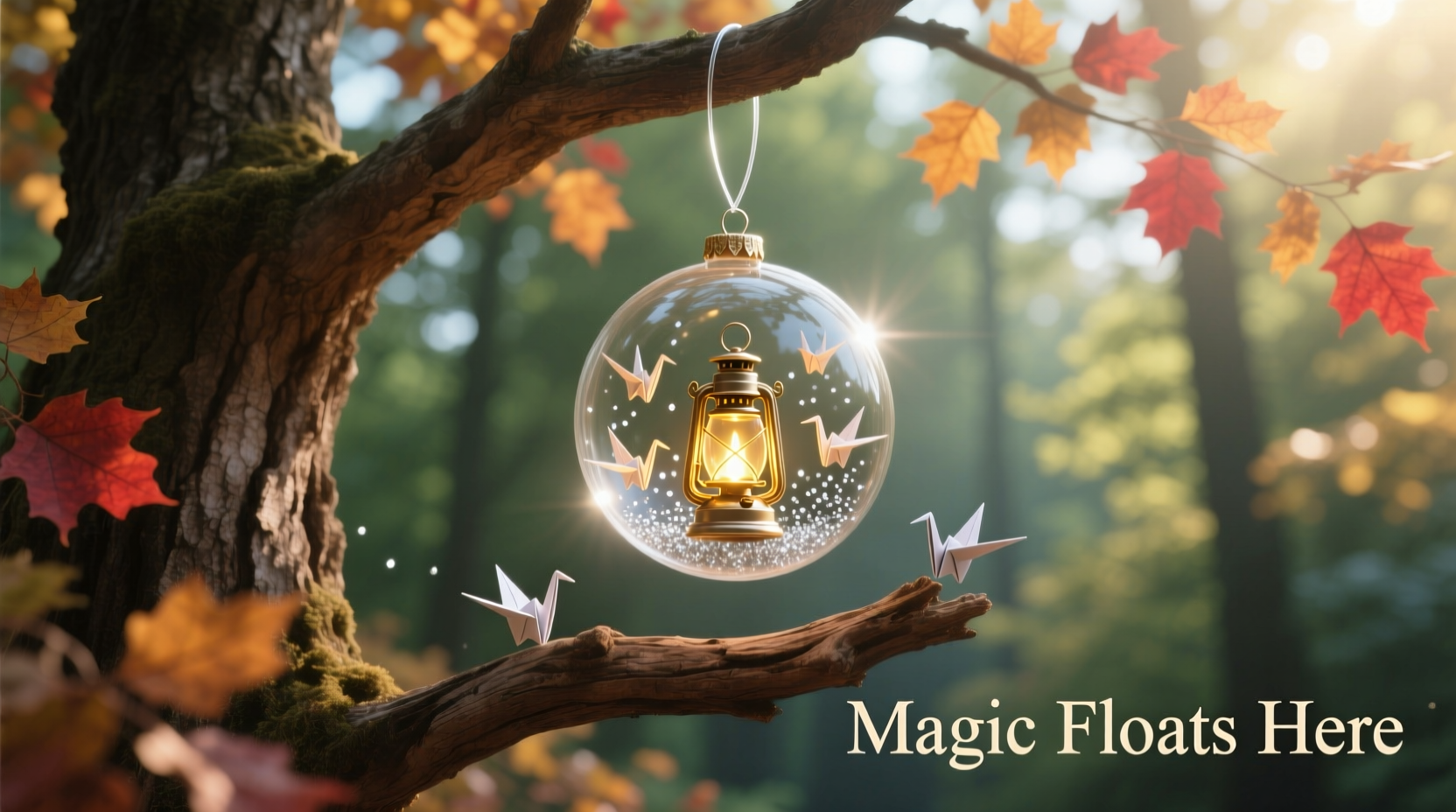 how to make a floating levitation illusion ornament for your tree