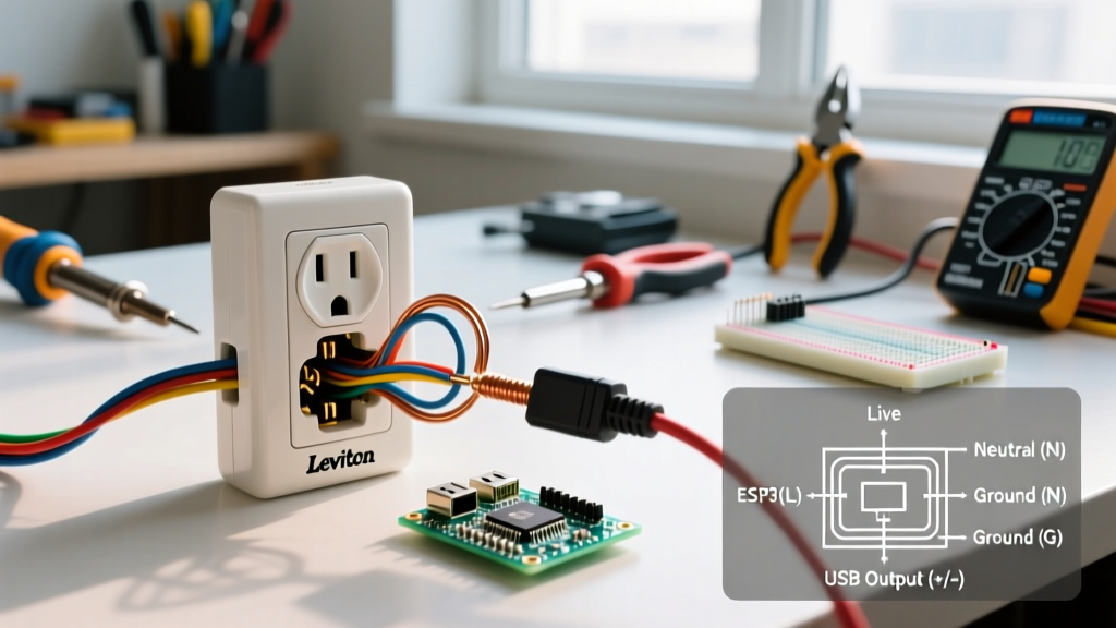 How to Wire a USB to Electrical Outlet Converter: Beginner Tutorial