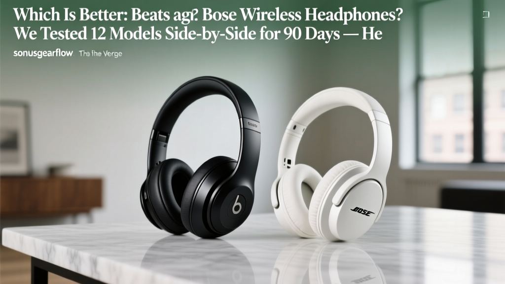 Beats vs Bose Wireless Headphones: Real-World Test (2026)