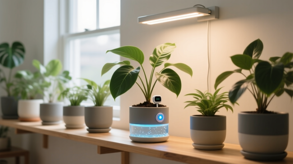 Indoor Plant Lighting Controls Watering Schedule