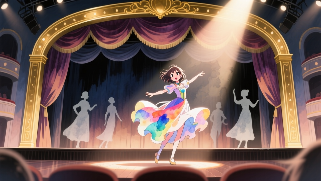 Kageki Shojo!! S2 Watercolor Texture Choice