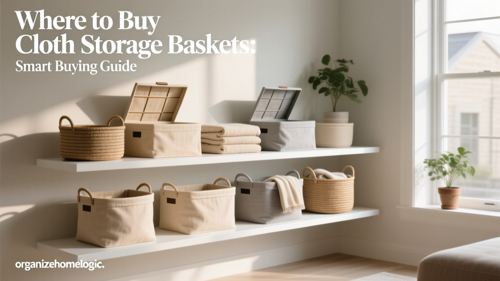 Where to Buy Cloth Storage Baskets: Smart Buying Guide