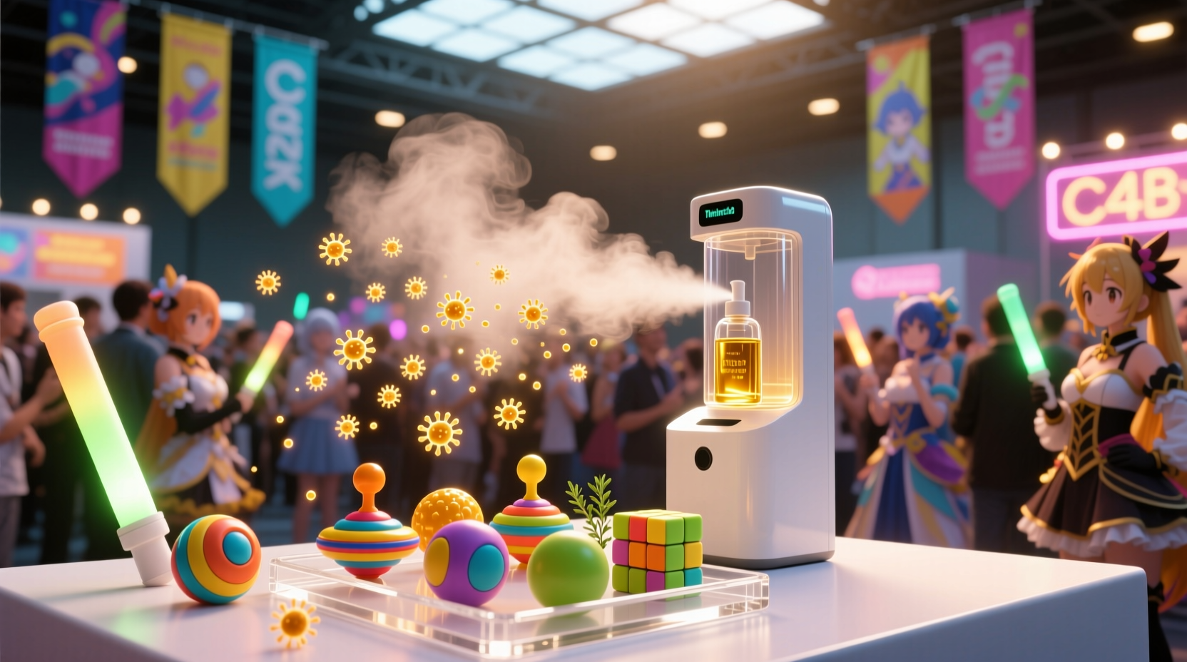 eco friendly cleaning thyme oil for fidget toys