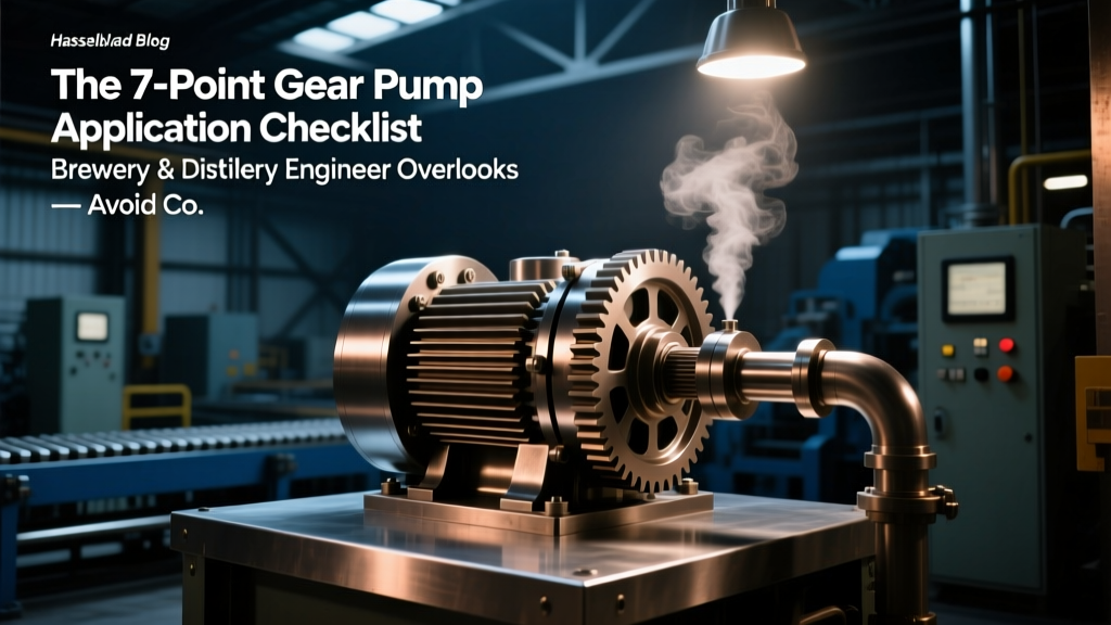 7-Point Gear Pump Checklist for Breweries & Distilleries