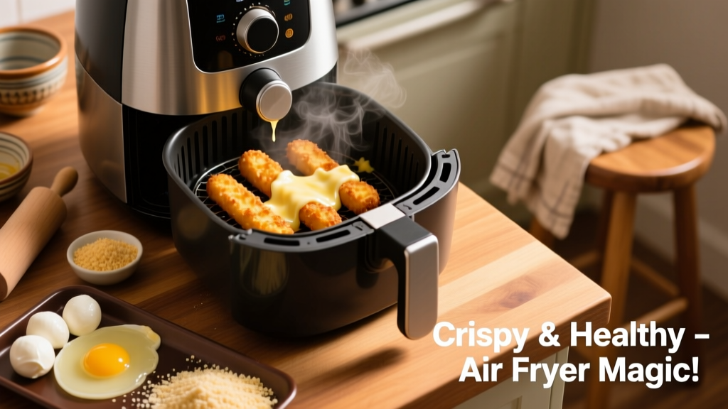 Air Fryer Mozzarella Sticks: Crispy, Safe & Healthier