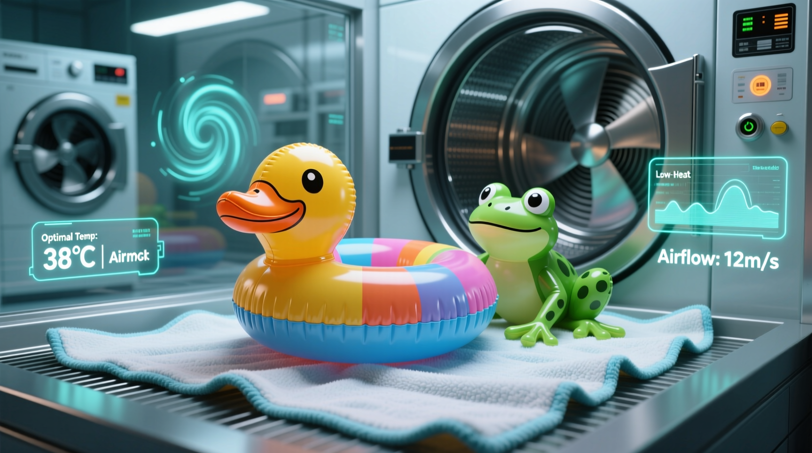 how to clean inflatable pool toys after washer accident