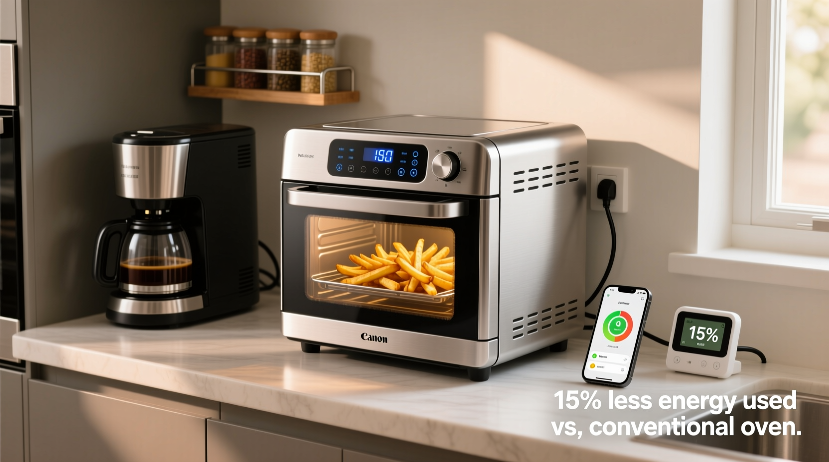 is the air fryer toaster oven combo actually saving counter space and energy