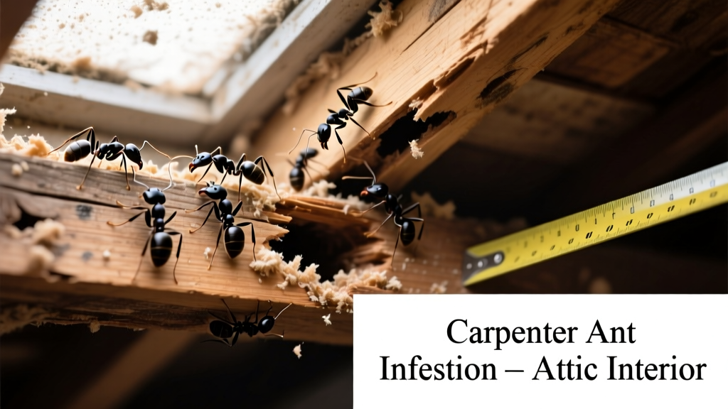 Carpenter Ants in the Attic: Identification & Removal