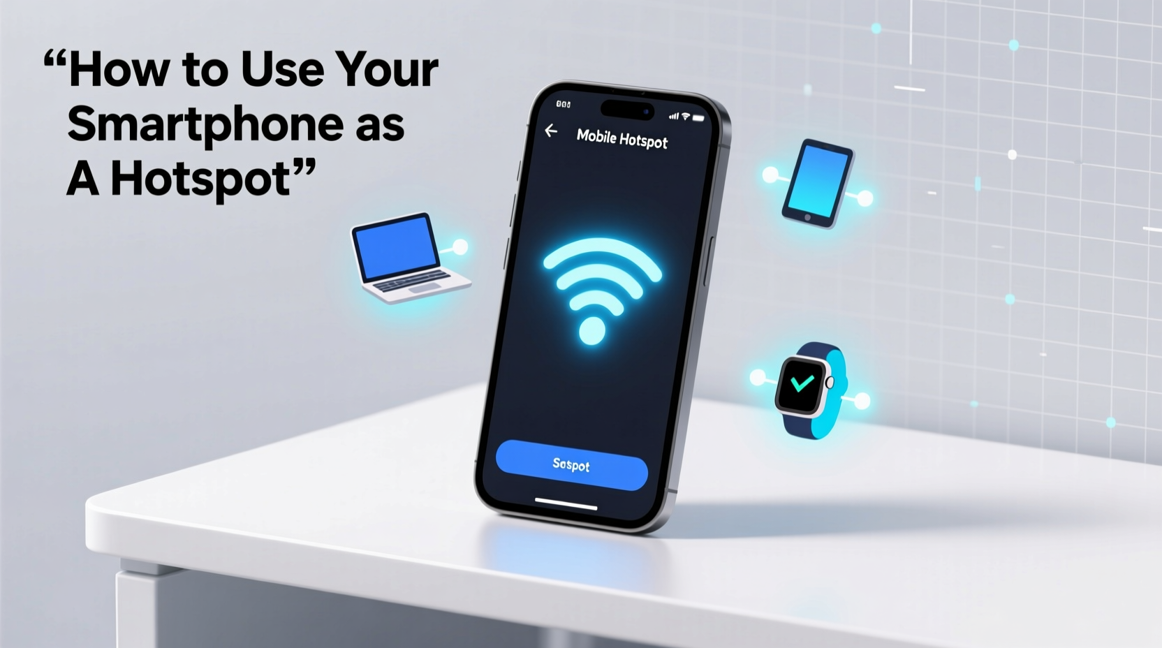 how to use your smartphone as a hotspot