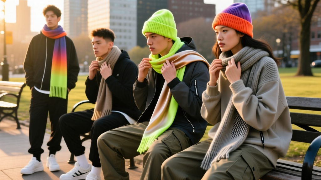 Streetwear Layering: Scarves & Beanies Done Right