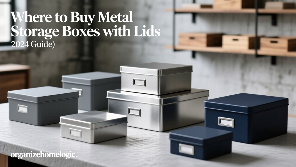 Where to Buy Metal Storage Boxes with Lids (2024 Guide)