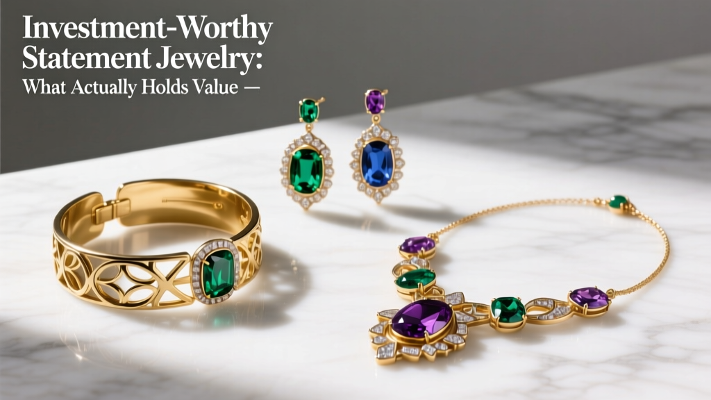 Investment-Worthy Statement Jewelry: What Actually Holds Value