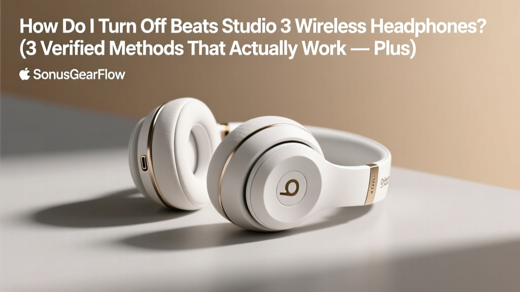 How to Turn Off Beats Studio 3 Headphones (2026)