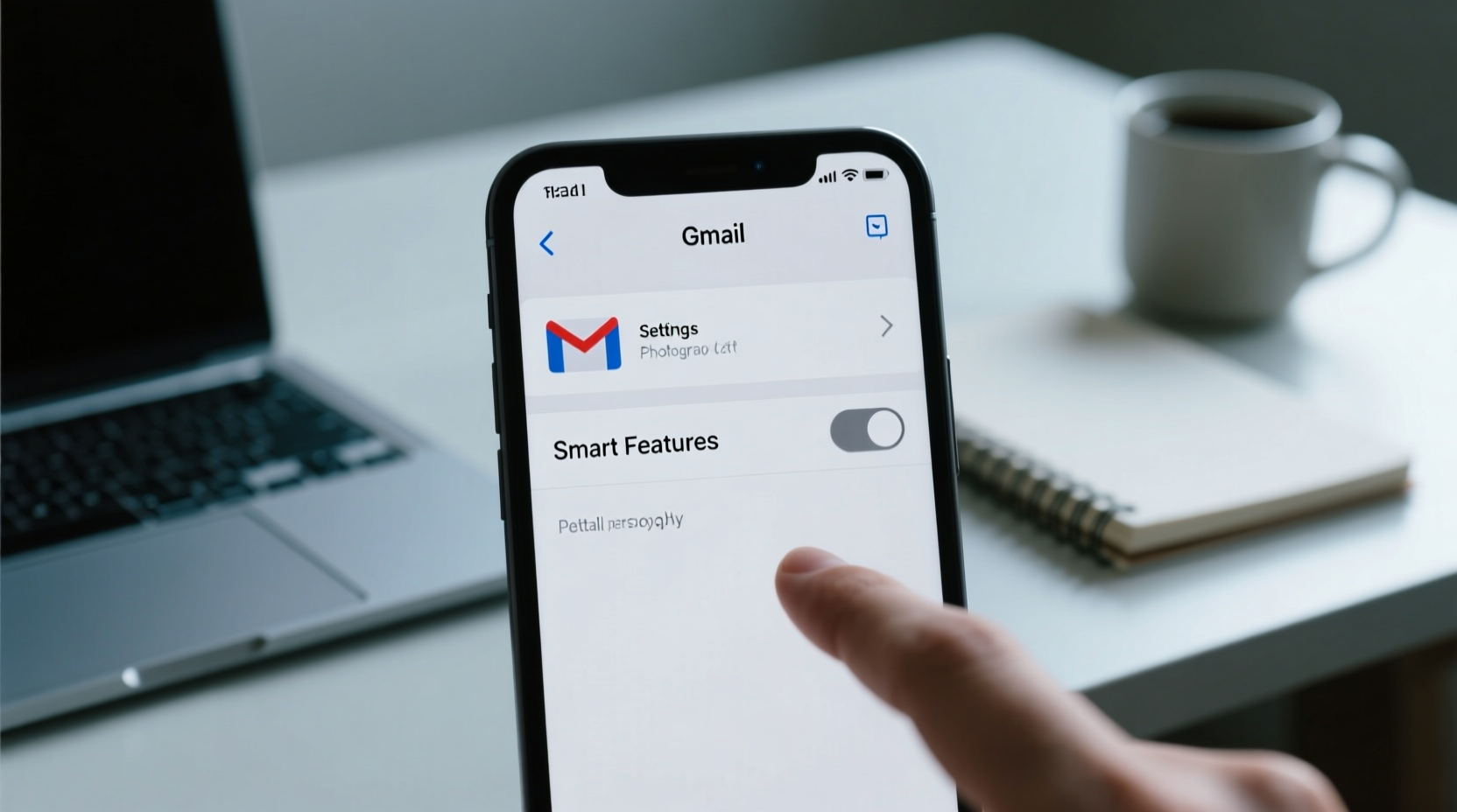 turn off gmails smart features to avoid tracking