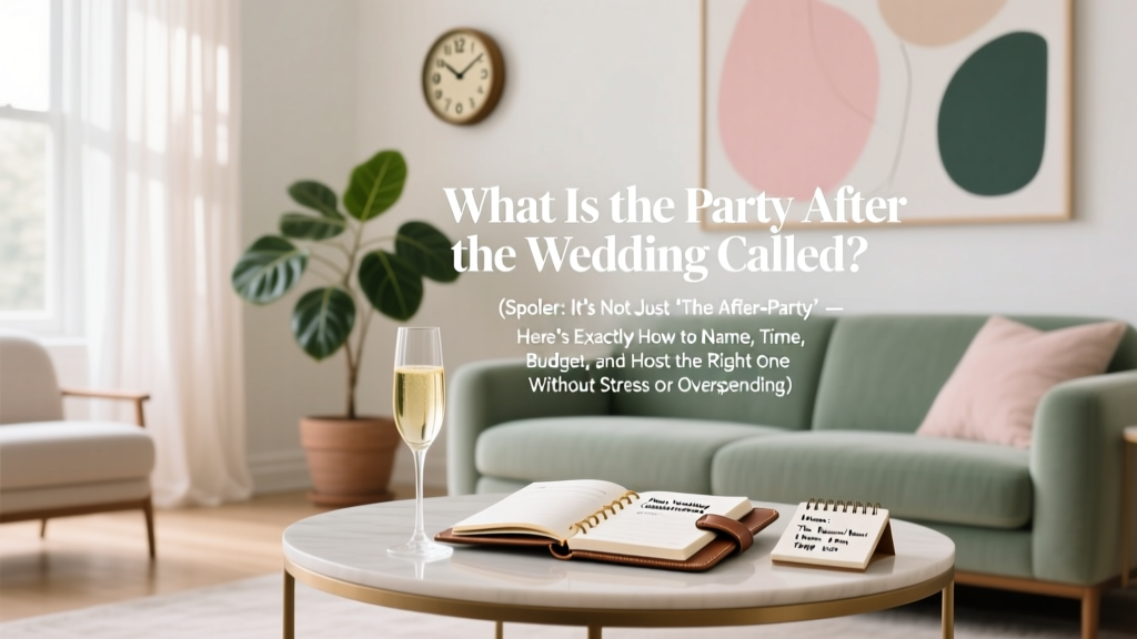 Wedding After-Party: Name, Time, Budget & Host Tips