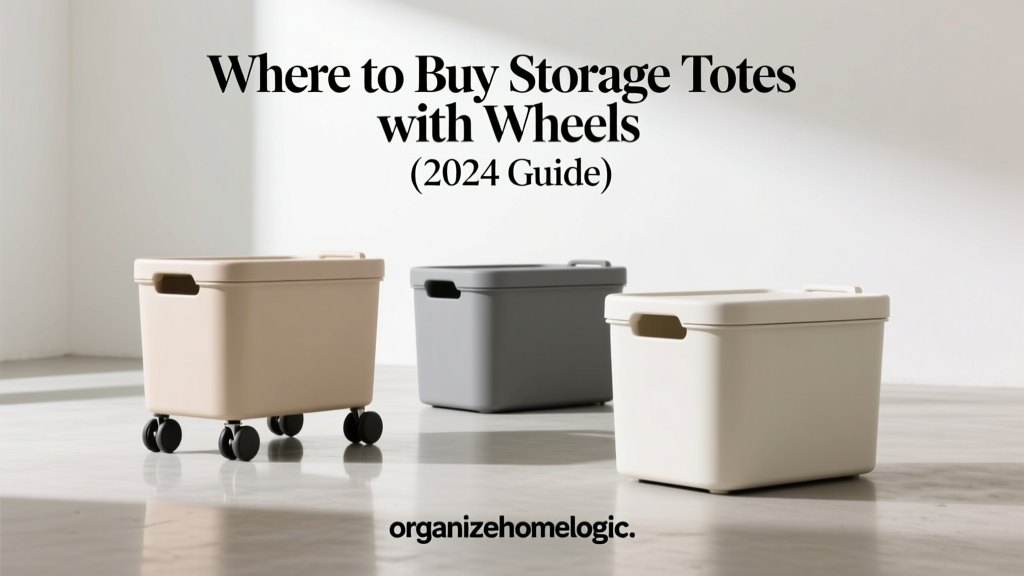 Where to Buy Storage Totes with Wheels (2024 Guide)