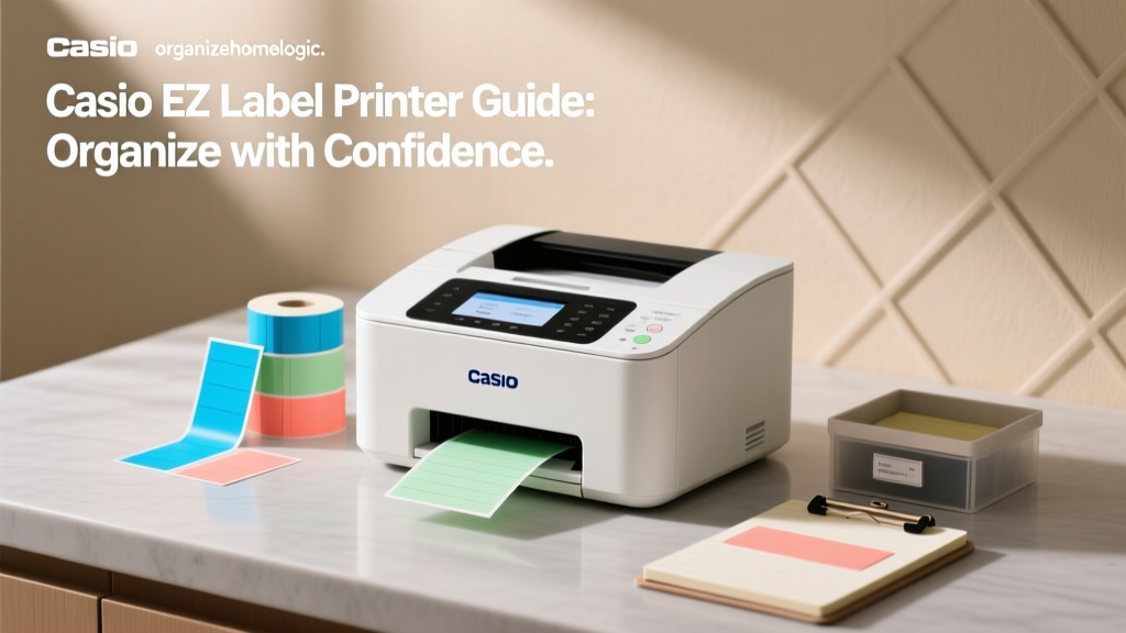 Casio EZ Label Printer Guide: Organize with Confidence