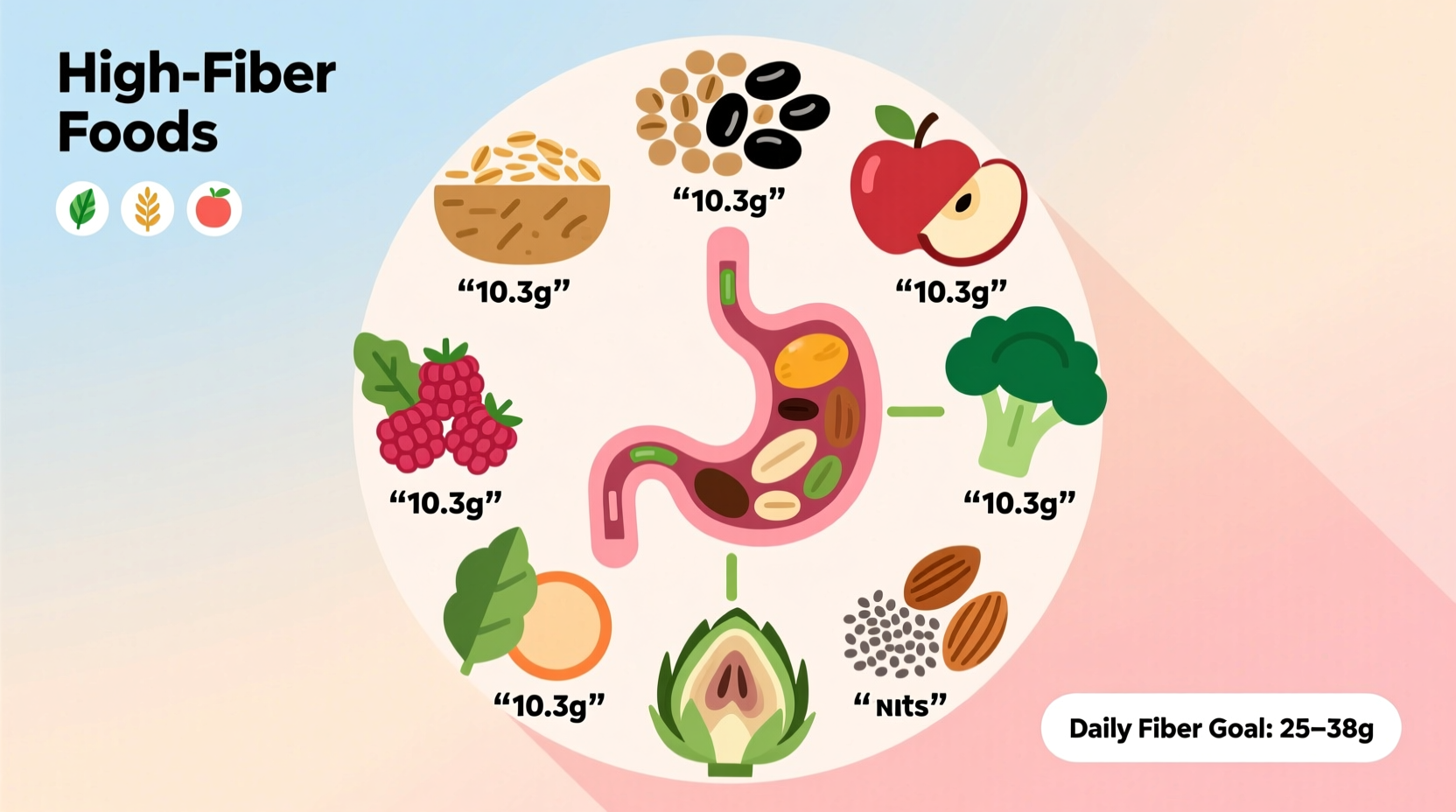 what foods are high fiber