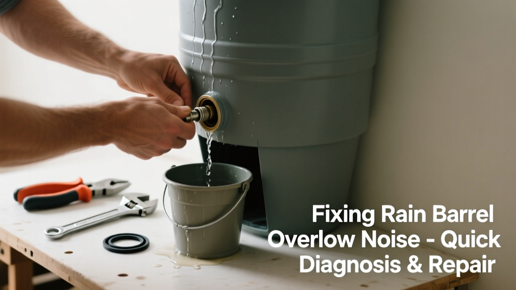 Fixing Rain Barrel Overflow Noise: Quick Diagnosis & Repair