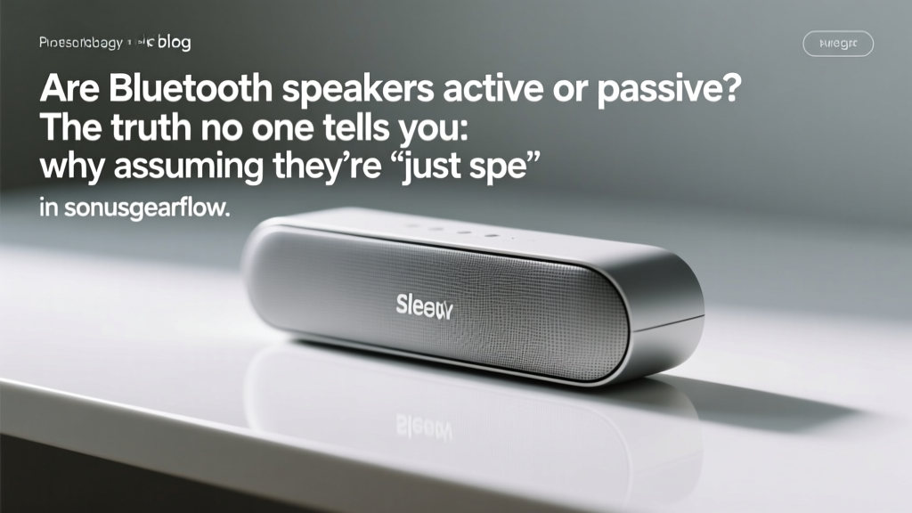 Bluetooth Speakers: Active or Passive? (2026)