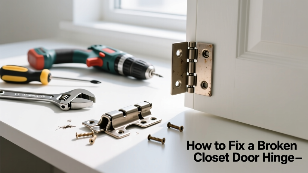 How to Fix a Broken Closet Door Hinge