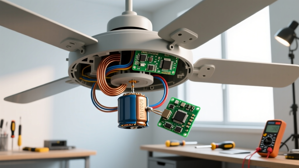 How to Change a Capacitor in a Ceiling Fan: Diagnosis, Wiring, and Substitution