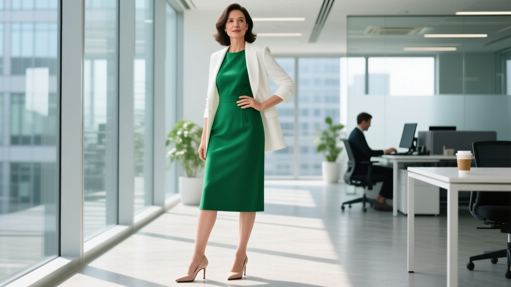 Midi Dress at Work? Yes—Here’s How to Nail It