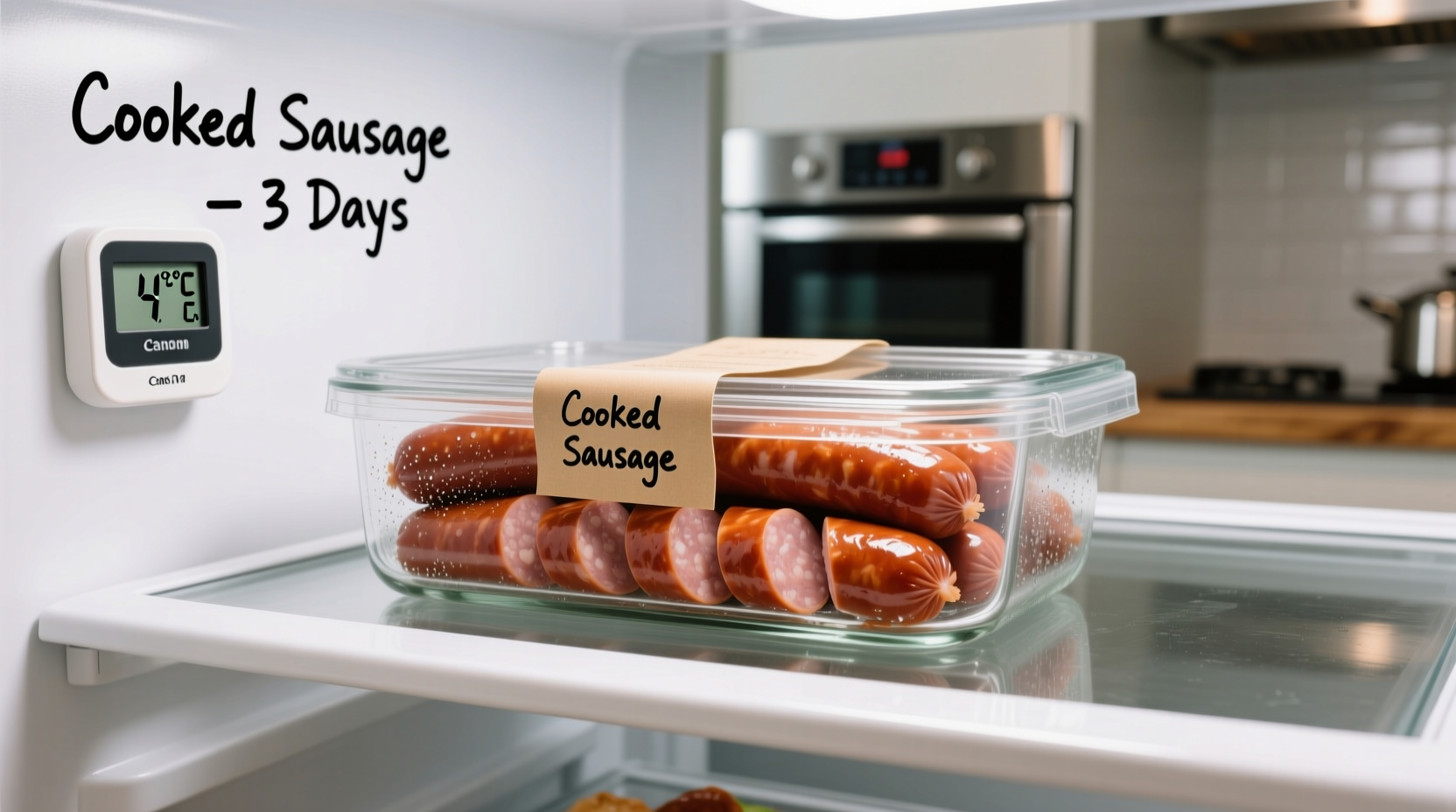 How Long Cooked Sausage Lasts in Fridge: 3-4 Days Safely