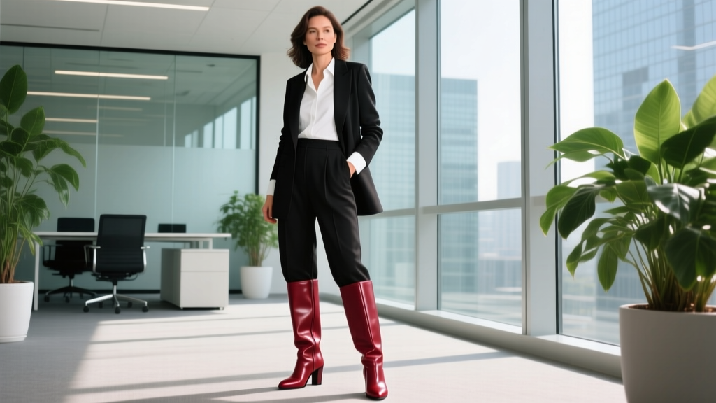 Yes, You Can Wear Knee High Boots to Work—Here’s How