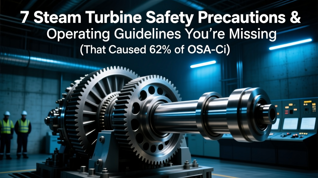 7 Critical Steam Turbine Safety Precautions You're Missing