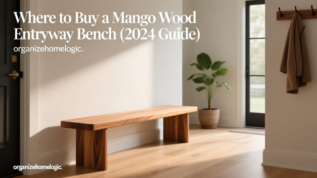 Where to Buy a Mango Wood Entryway Bench (2024 Guide)