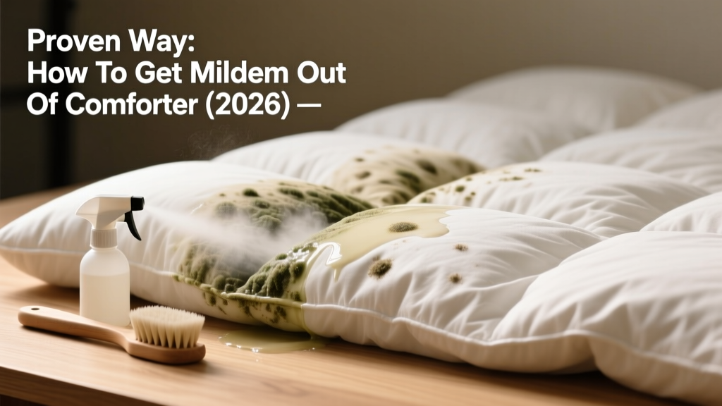 Proven Way: How To Get Mildew Out Of Comforter (2026)