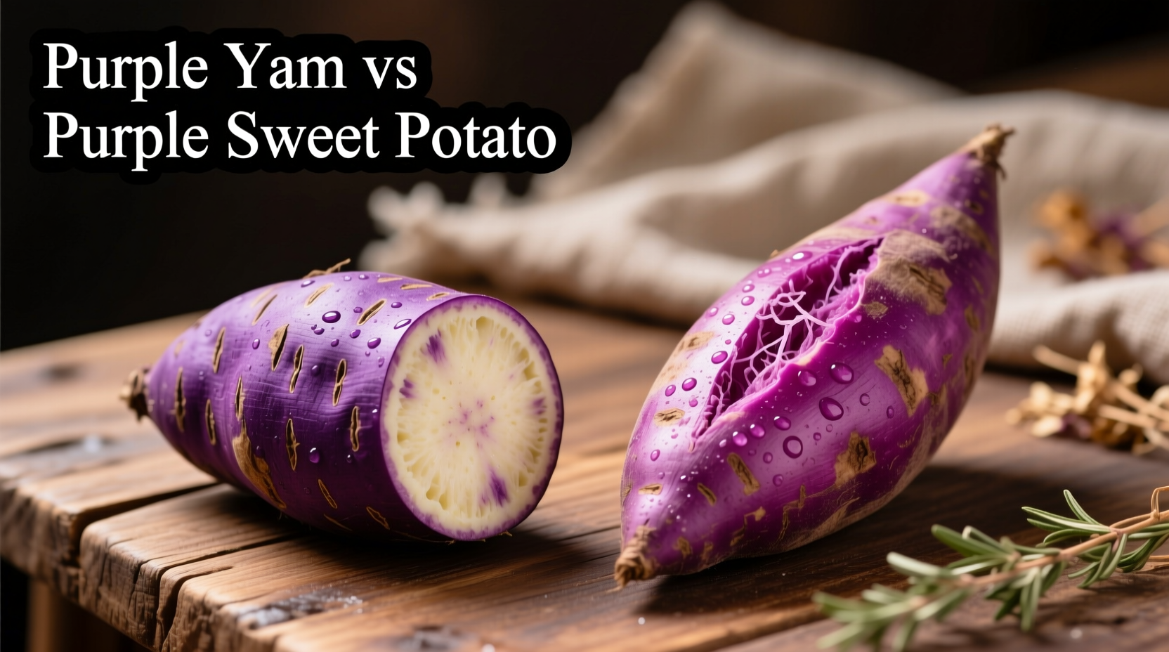 purple yam vs purple sweet potato  clearing the confusion
