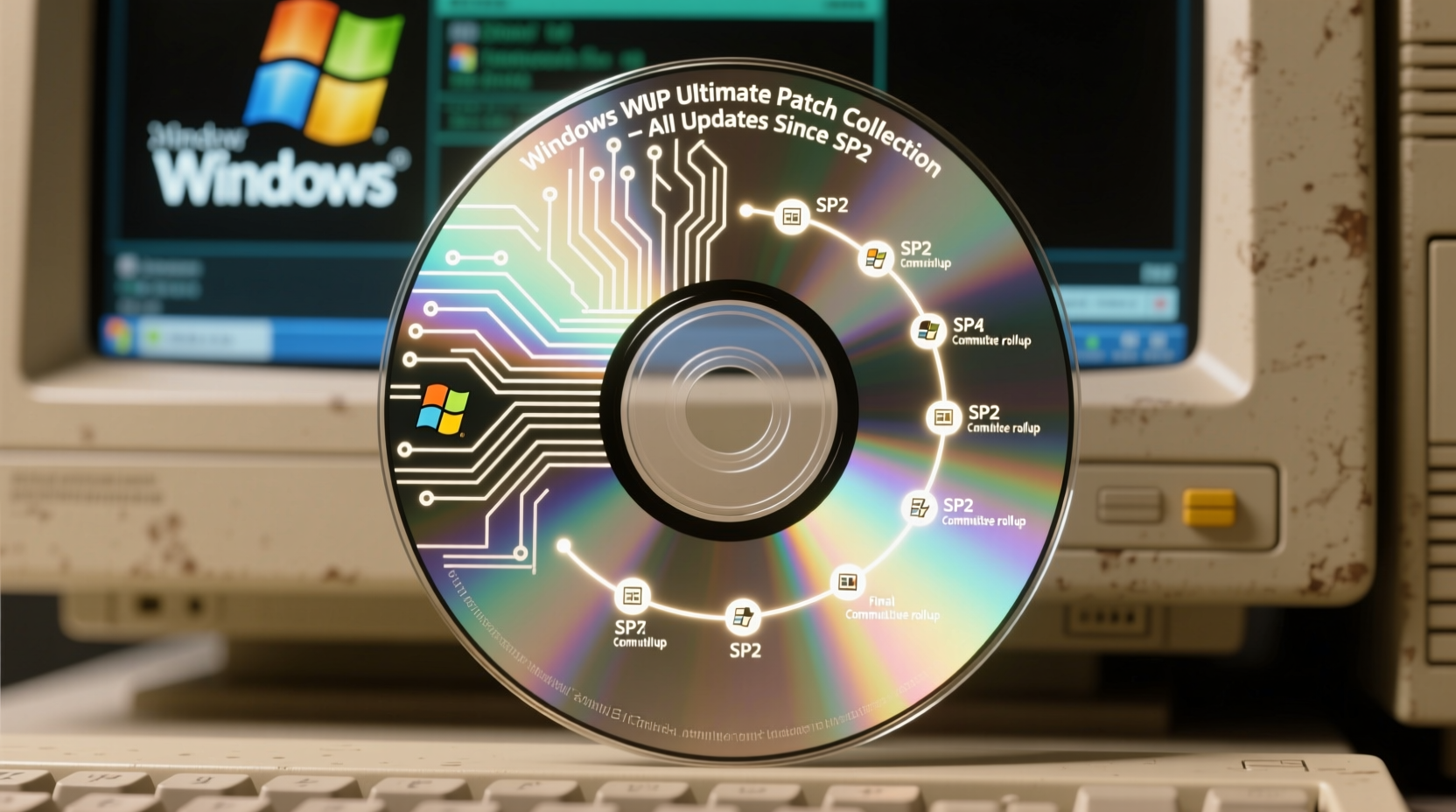 make an xp install cd with every patch since sp2
